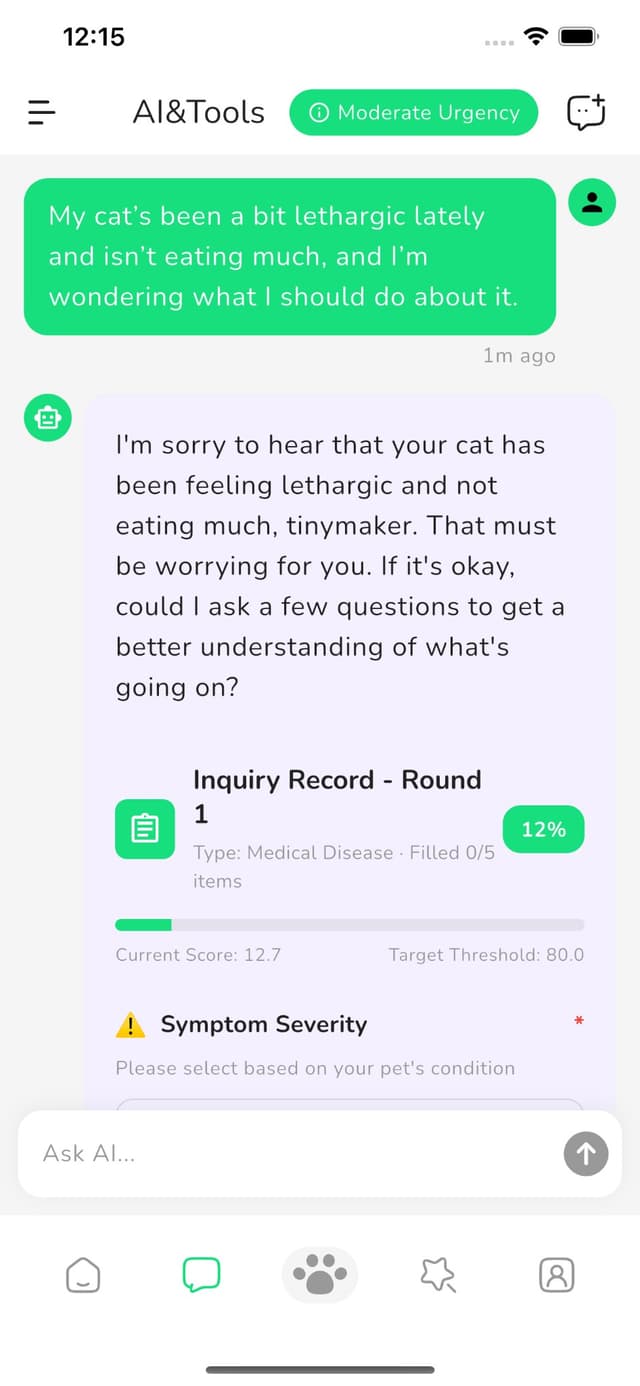 AI Assistant - Smart pet health consultation